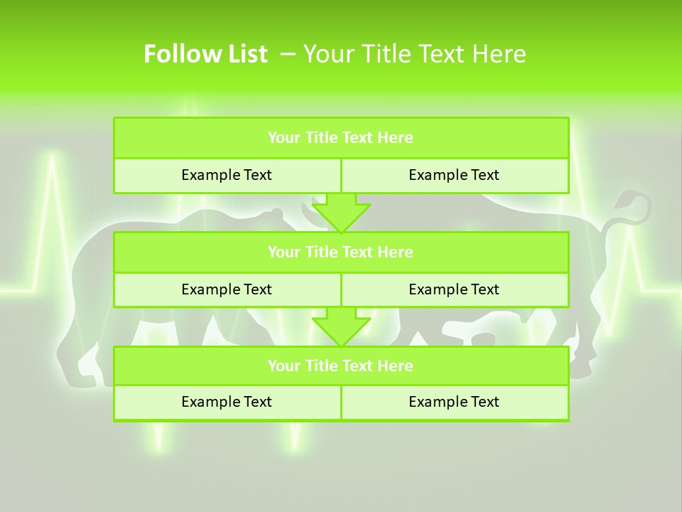 Bull Market Bullish Technical Analysis PowerPoint Template