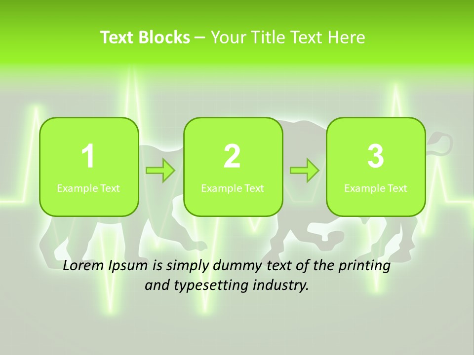 Bull Market Bullish Technical Analysis PowerPoint Template