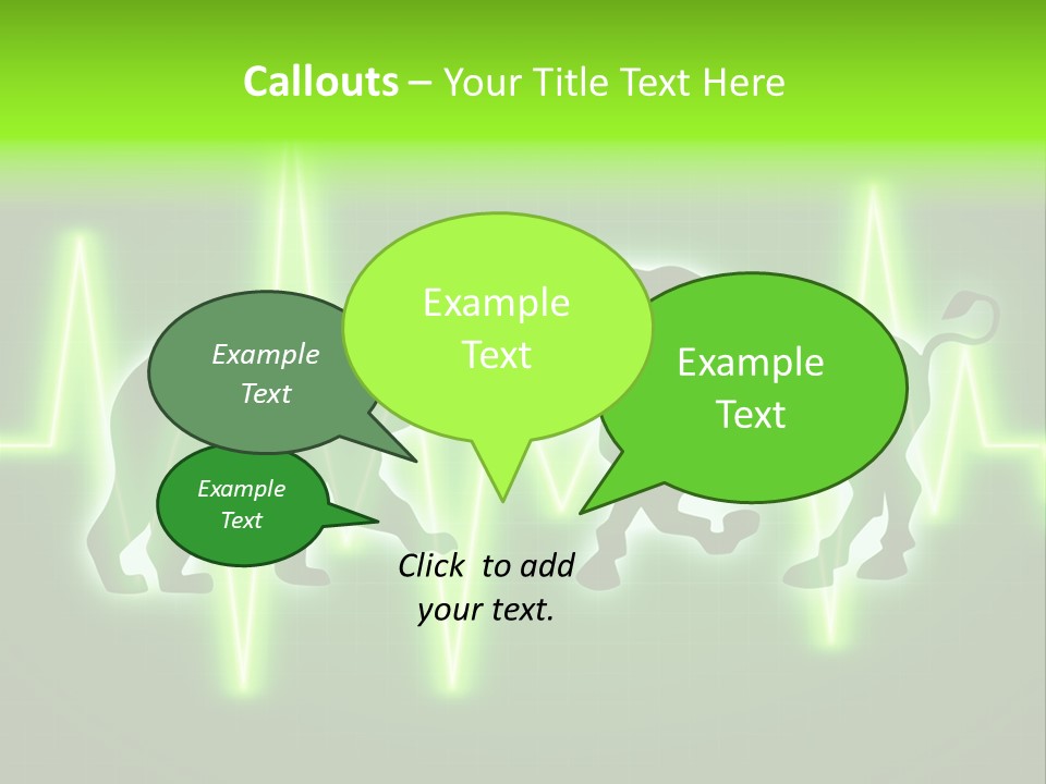 Bull Market Bullish Technical Analysis PowerPoint Template