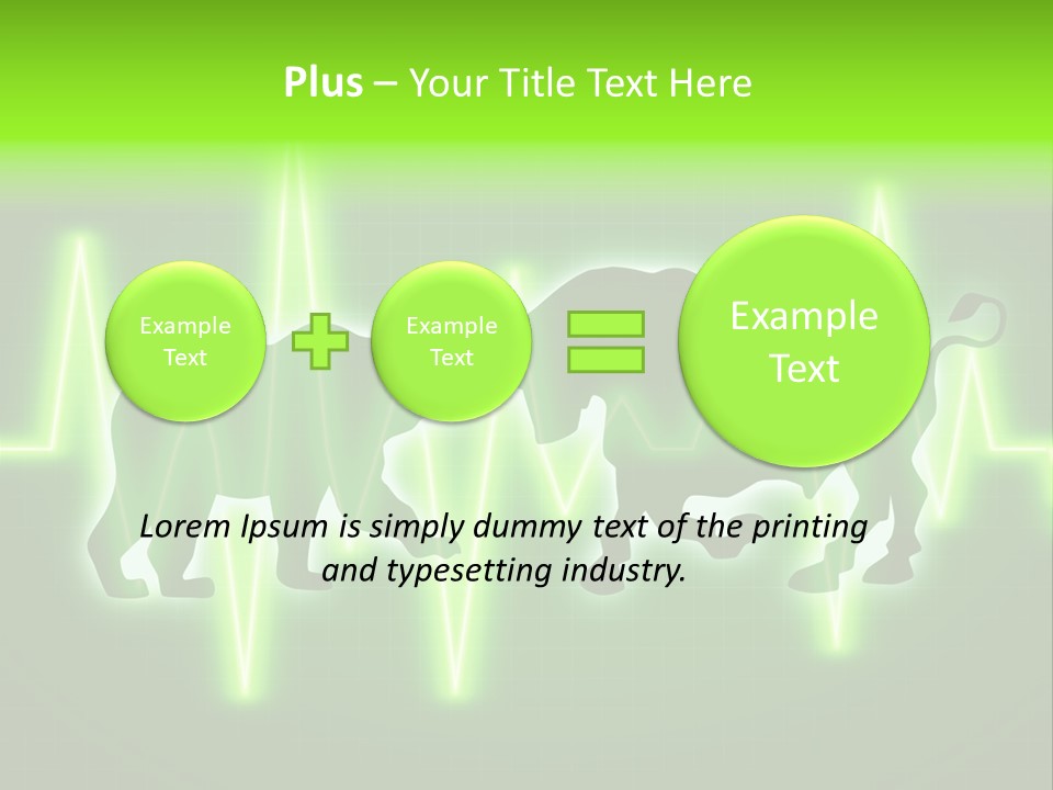 Bull Market Bullish Technical Analysis PowerPoint Template