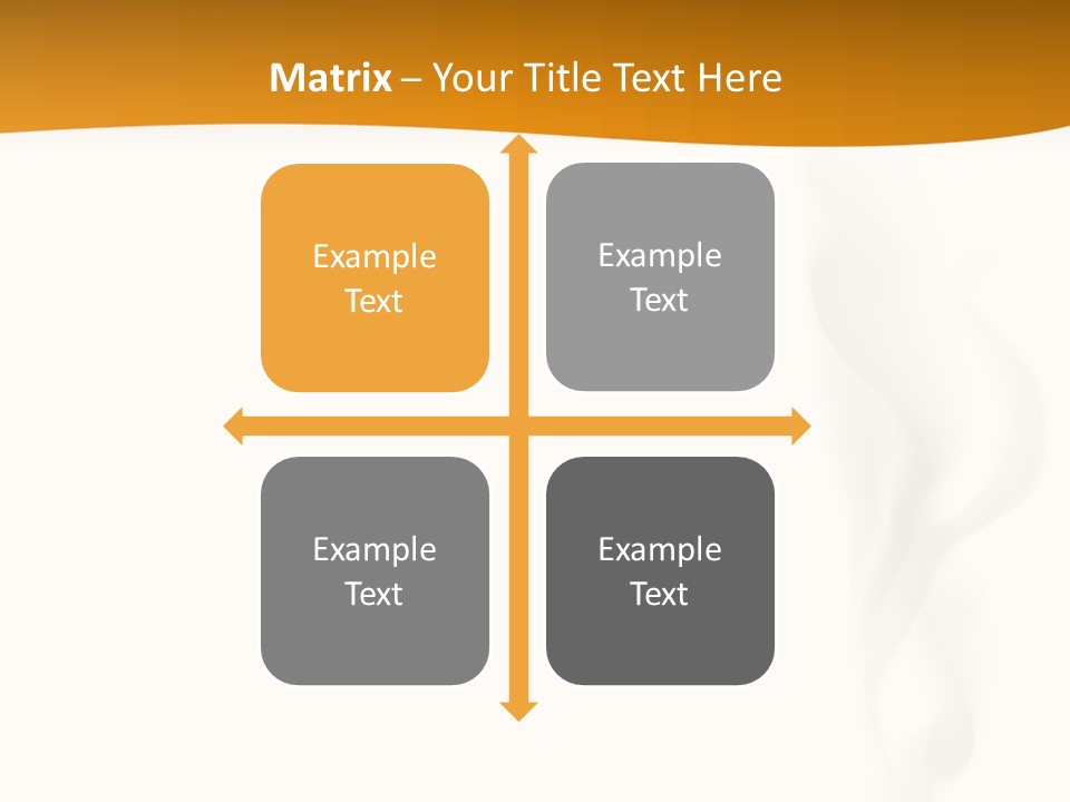 White Illustration Object PowerPoint Template