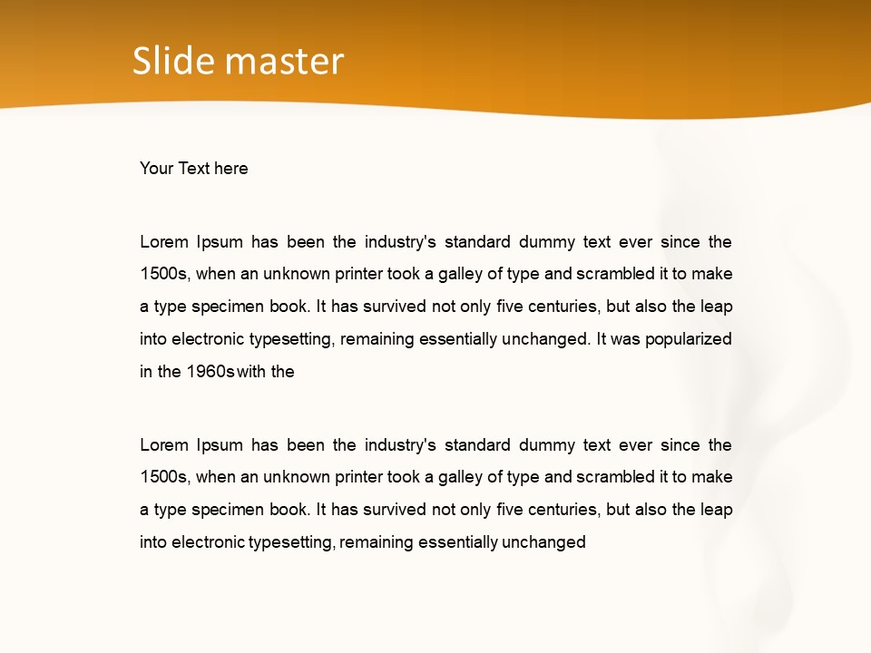 White Illustration Object PowerPoint Template