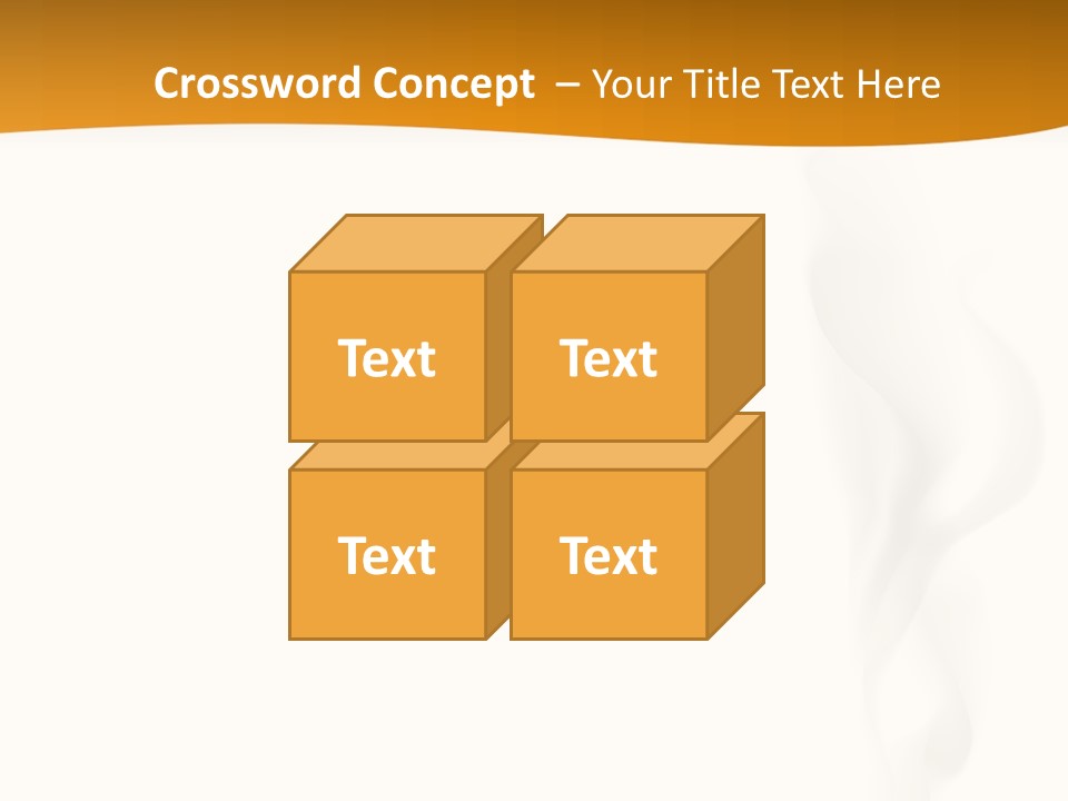 White Illustration Object PowerPoint Template