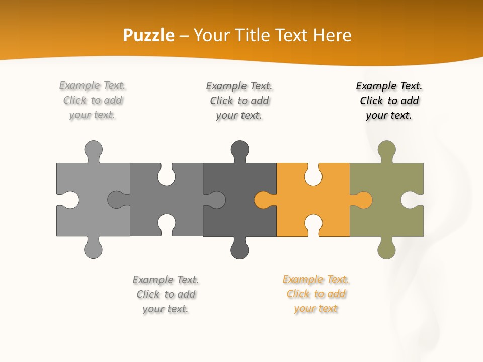 White Illustration Object PowerPoint Template