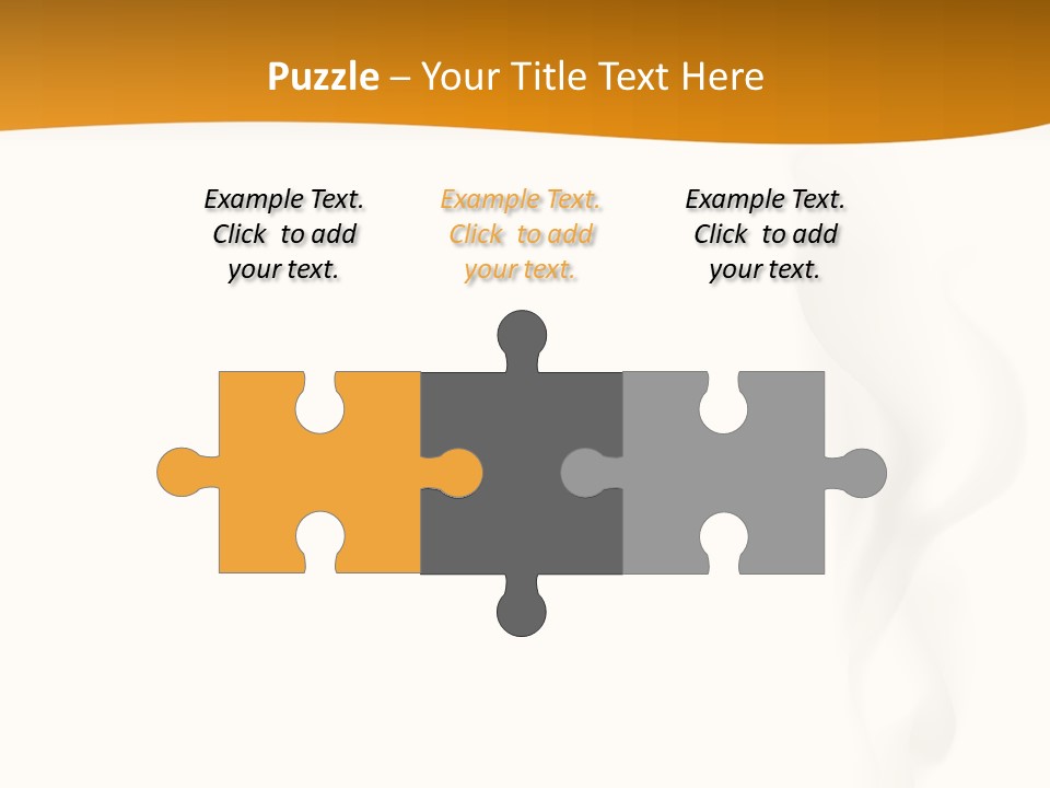 White Illustration Object PowerPoint Template