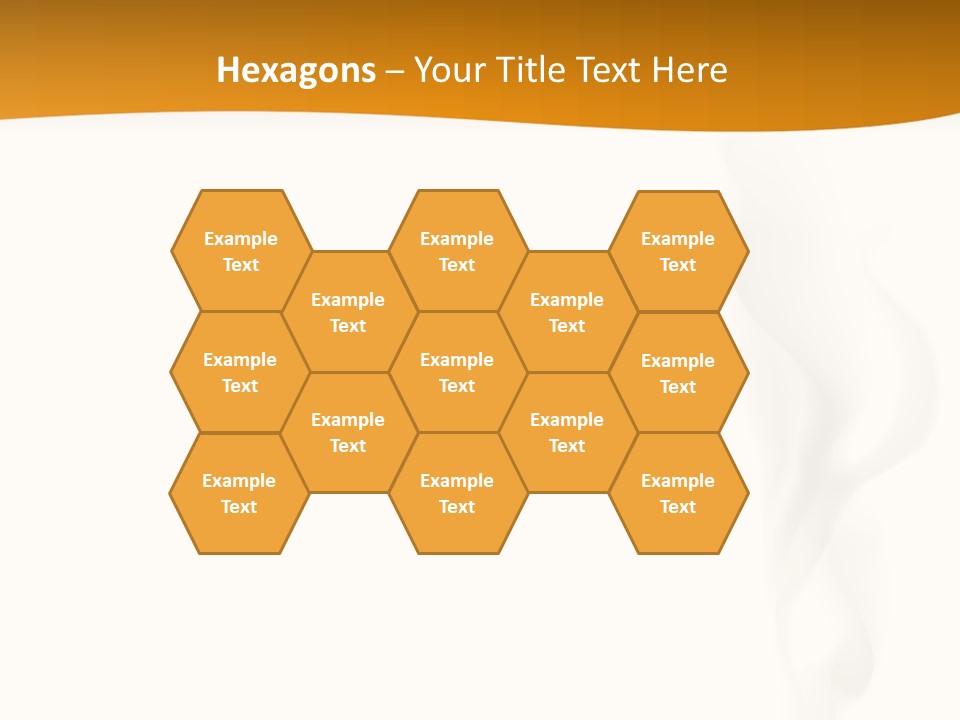 White Illustration Object PowerPoint Template