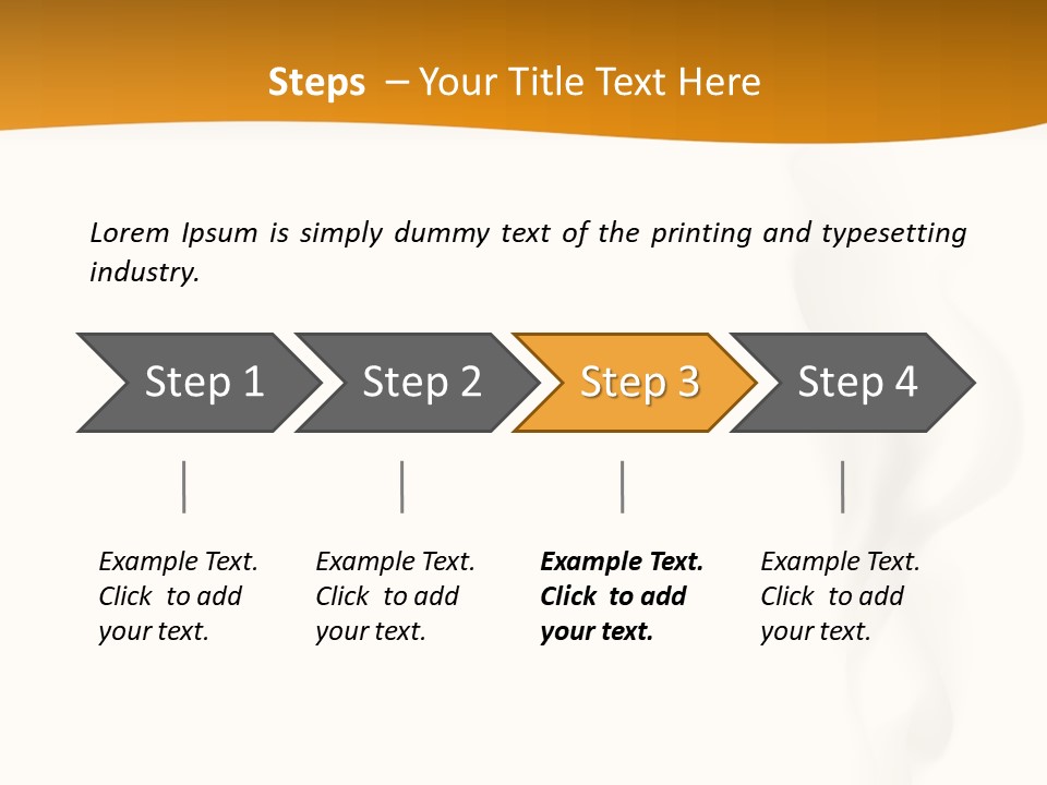White Illustration Object PowerPoint Template