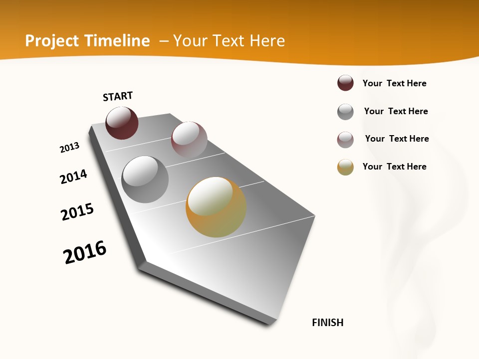 White Illustration Object PowerPoint Template