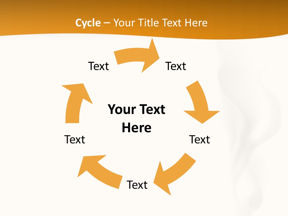 White Illustration Object PowerPoint Template