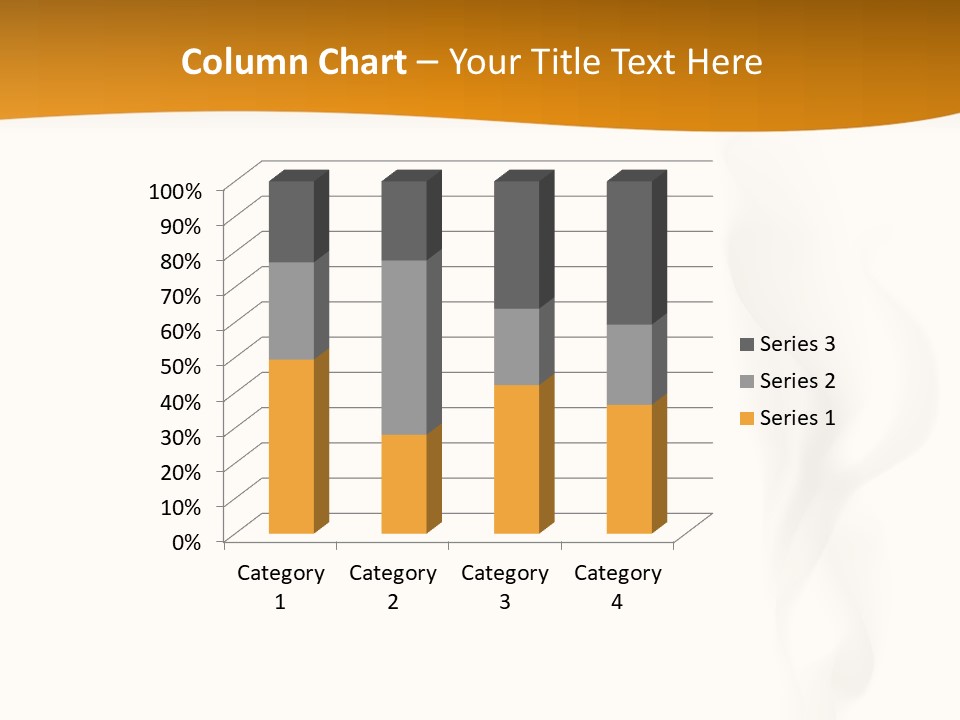 White Illustration Object PowerPoint Template