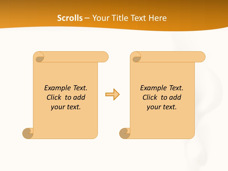 White Illustration Object PowerPoint Template