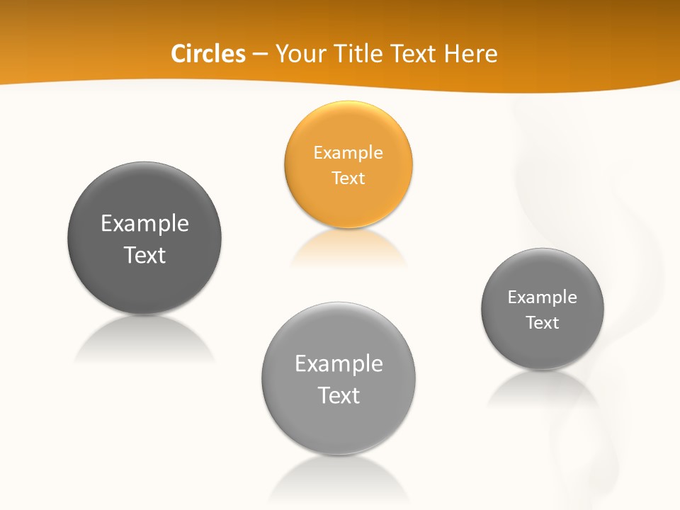 White Illustration Object PowerPoint Template