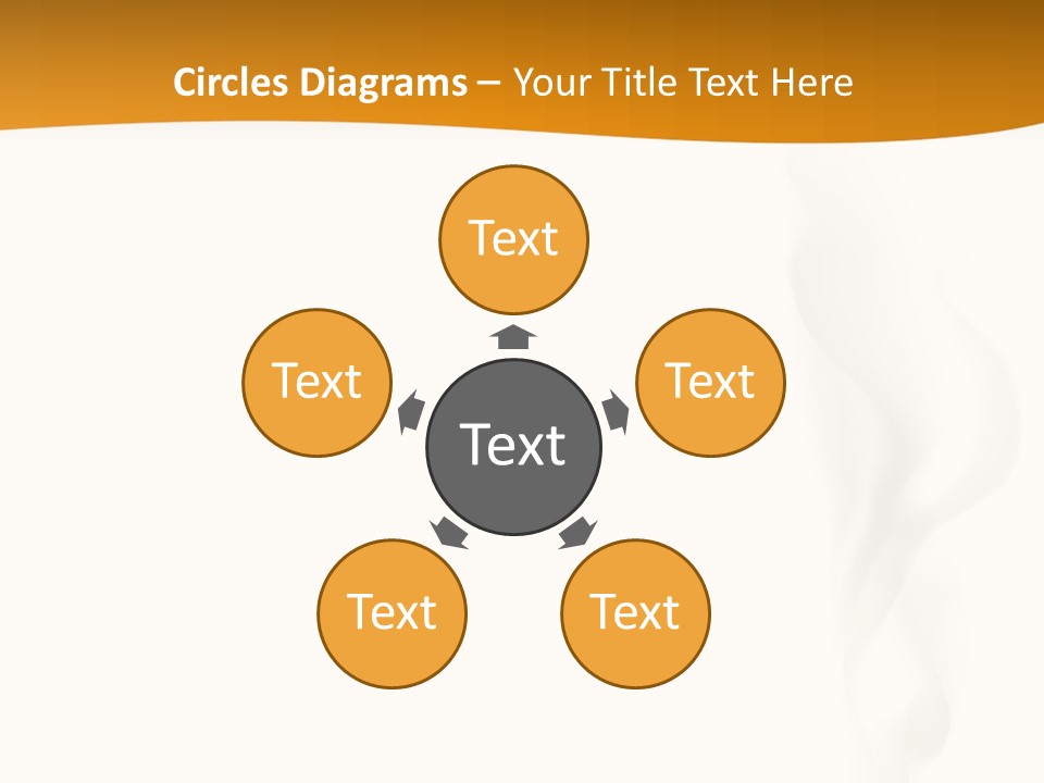 White Illustration Object PowerPoint Template