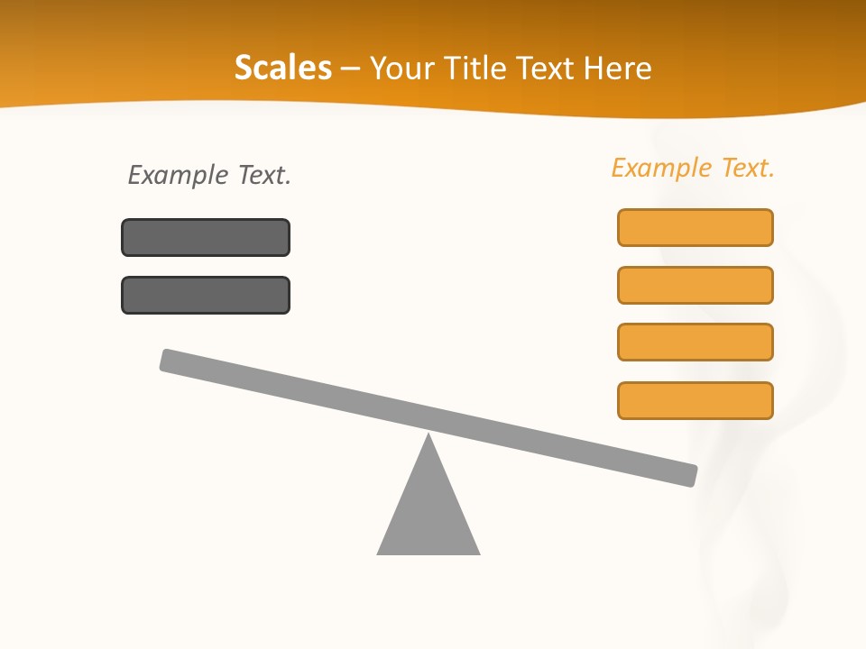 White Illustration Object PowerPoint Template