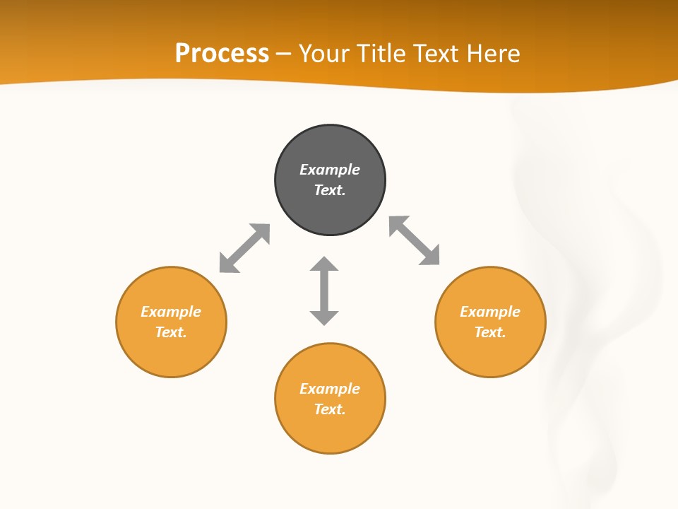 White Illustration Object PowerPoint Template