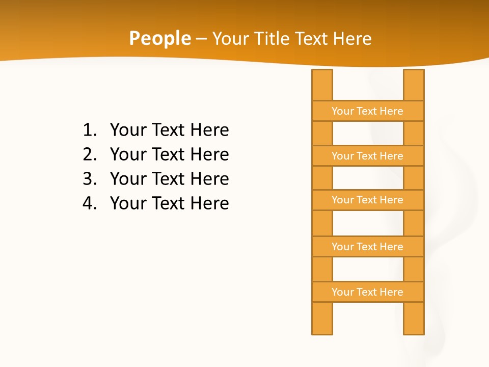 White Illustration Object PowerPoint Template