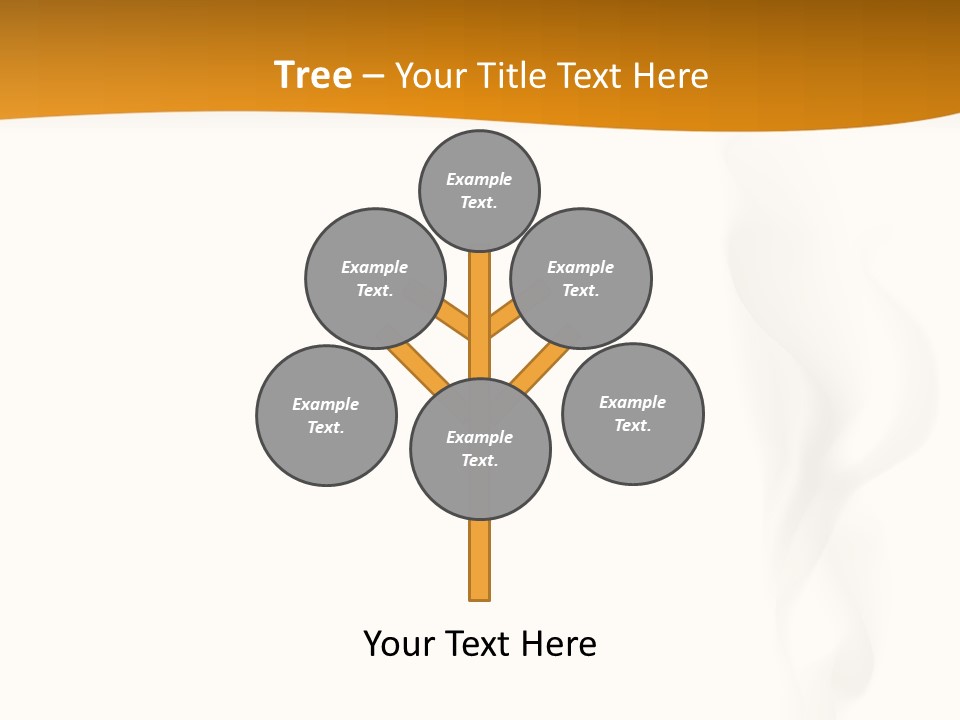 White Illustration Object PowerPoint Template