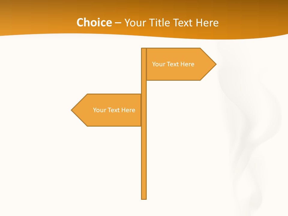 White Illustration Object PowerPoint Template