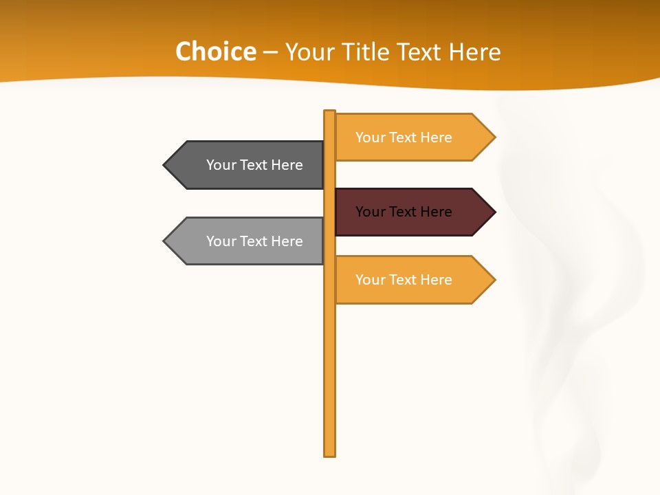 White Illustration Object PowerPoint Template