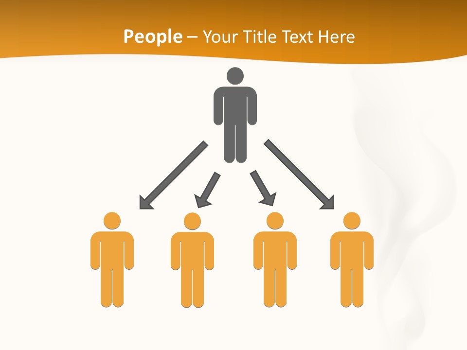 White Illustration Object PowerPoint Template