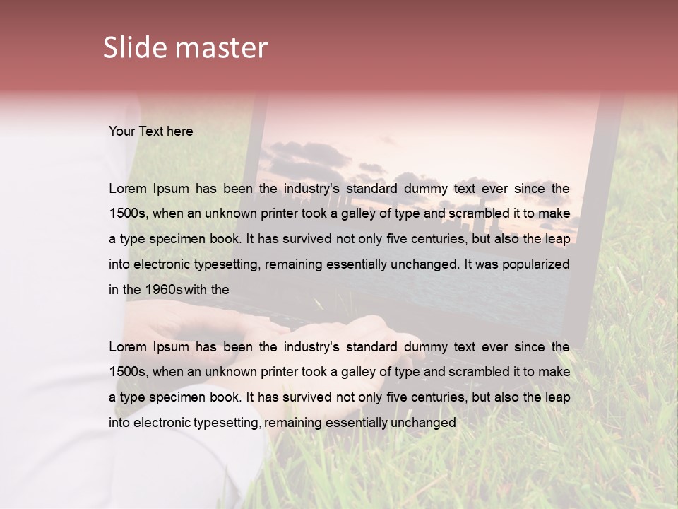 Environment Creative Outdoor PowerPoint Template