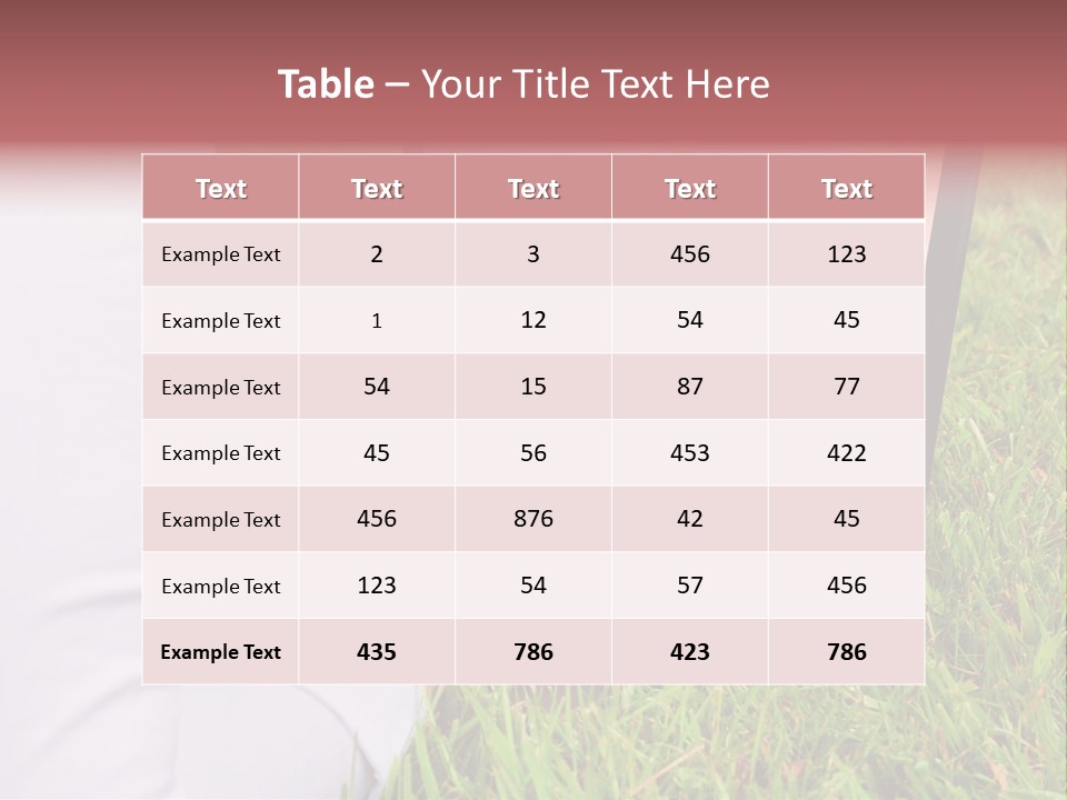 Environment Creative Outdoor PowerPoint Template