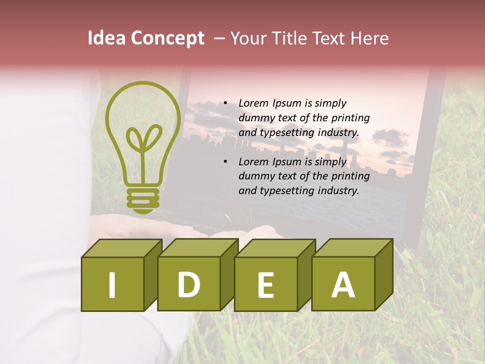 Environment Creative Outdoor PowerPoint Template