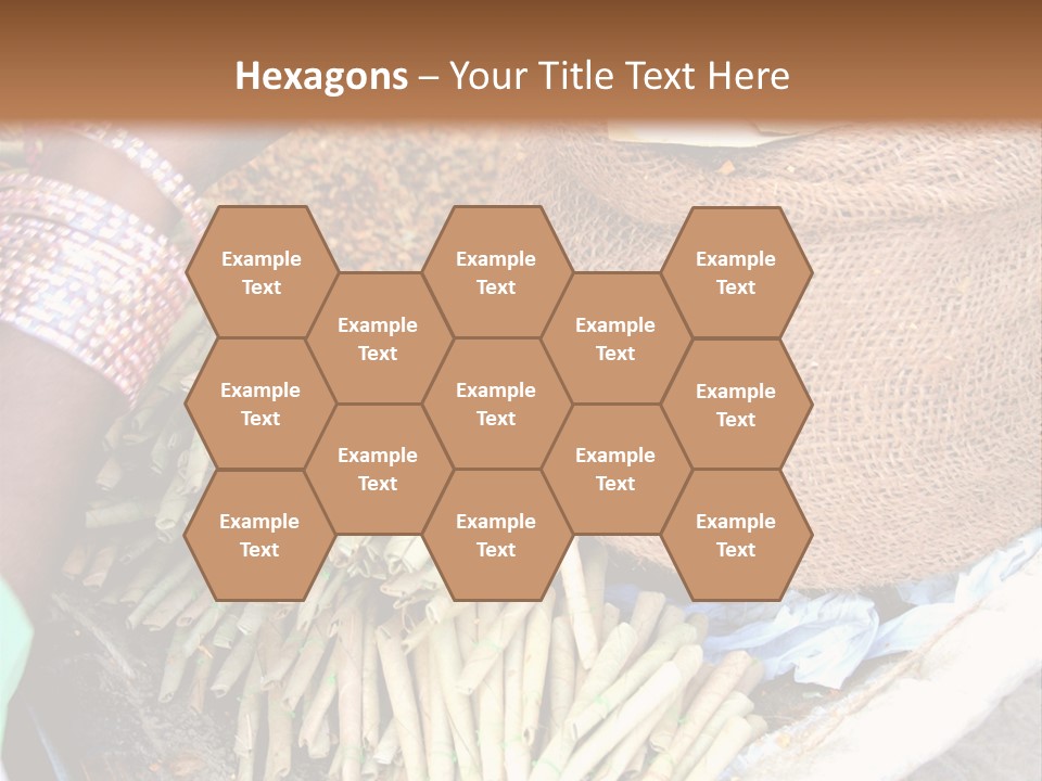 Handmade Bangle Leaf PowerPoint Template