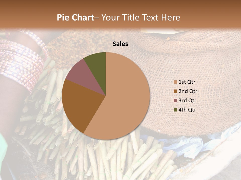 Handmade Bangle Leaf PowerPoint Template