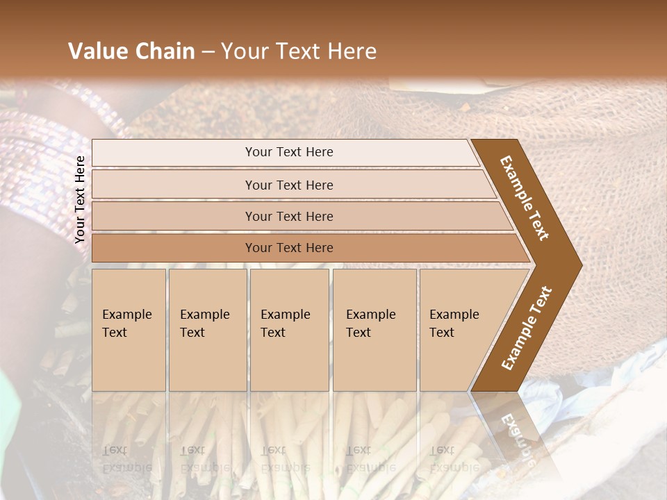 Handmade Bangle Leaf PowerPoint Template