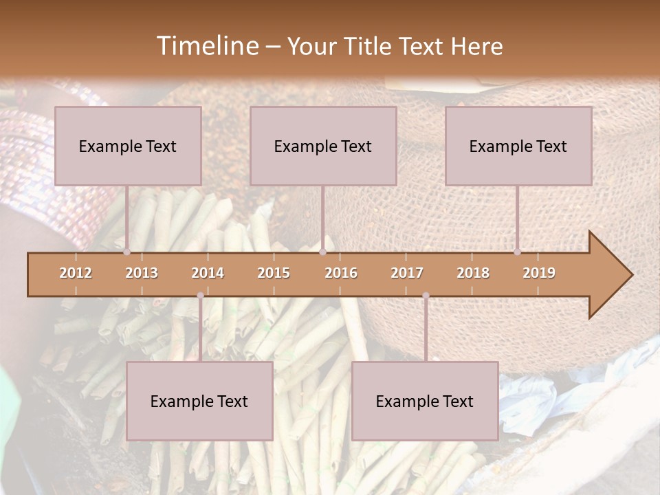 Handmade Bangle Leaf PowerPoint Template