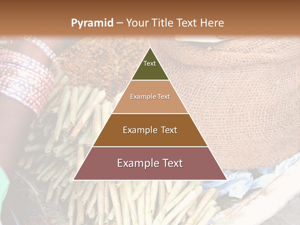 Handmade Bangle Leaf PowerPoint Template