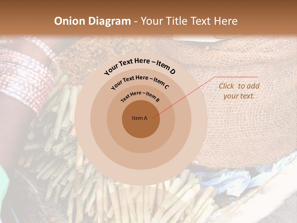 Handmade Bangle Leaf PowerPoint Template