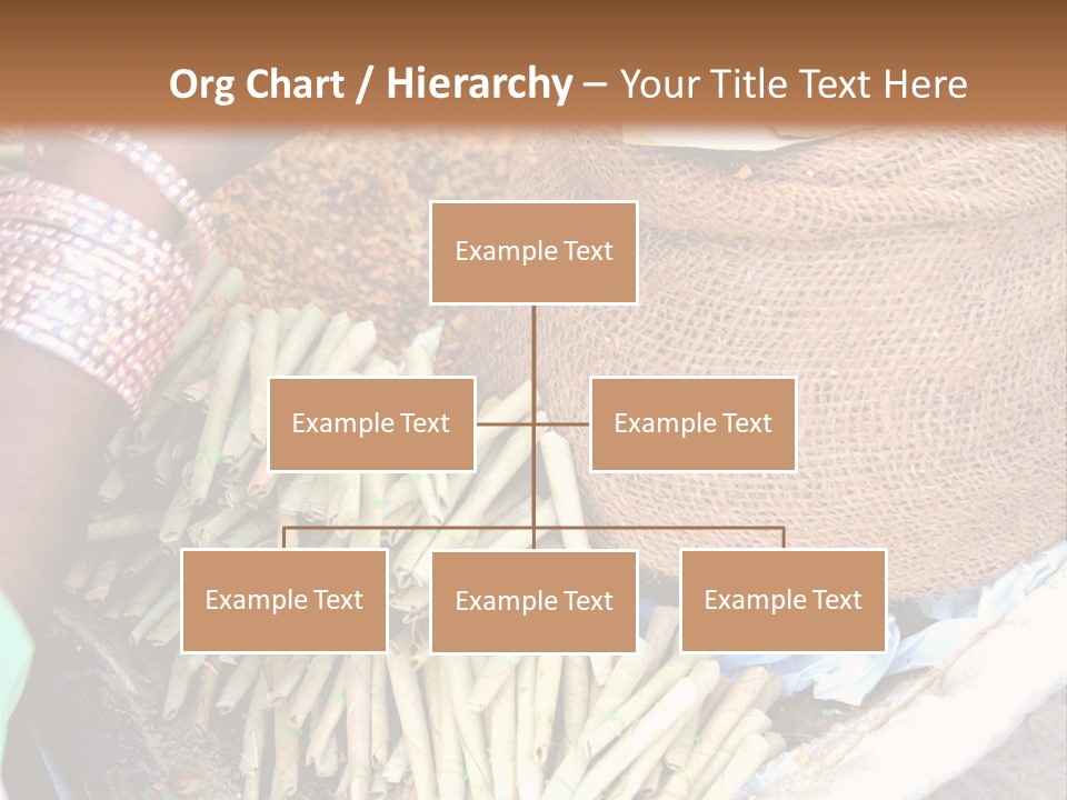 Handmade Bangle Leaf PowerPoint Template