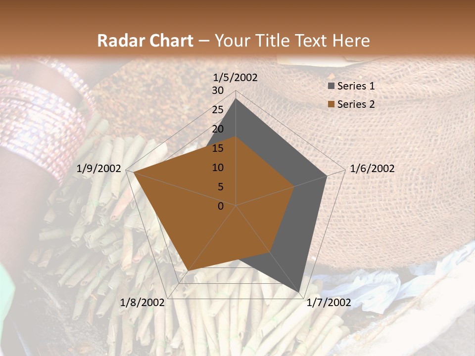 Handmade Bangle Leaf PowerPoint Template