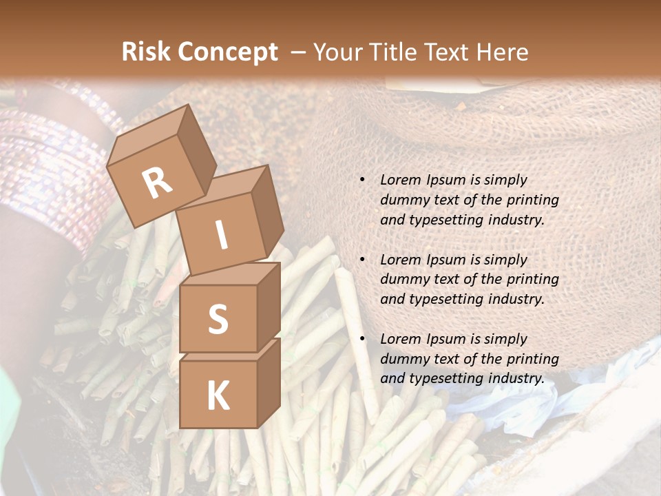 Handmade Bangle Leaf PowerPoint Template