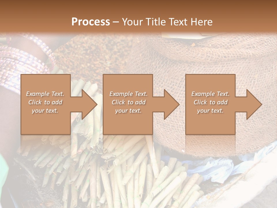 Handmade Bangle Leaf PowerPoint Template