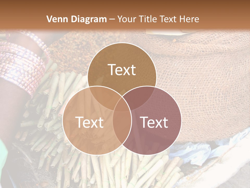 Handmade Bangle Leaf PowerPoint Template