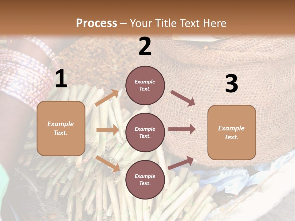 Handmade Bangle Leaf PowerPoint Template