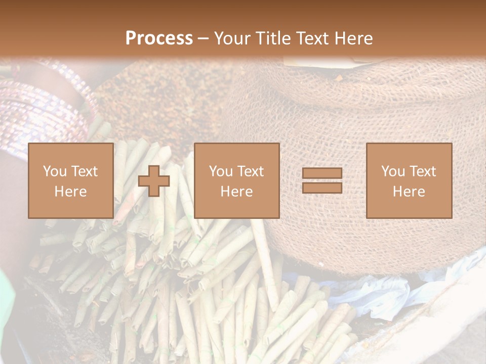 Handmade Bangle Leaf PowerPoint Template