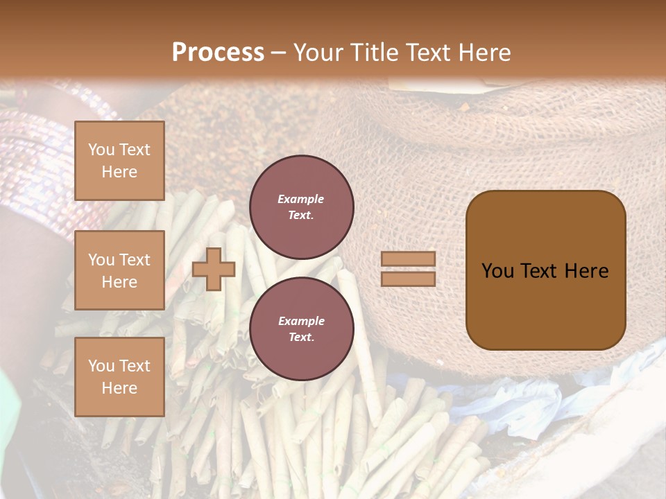 Handmade Bangle Leaf PowerPoint Template