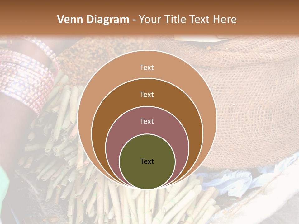 Handmade Bangle Leaf PowerPoint Template