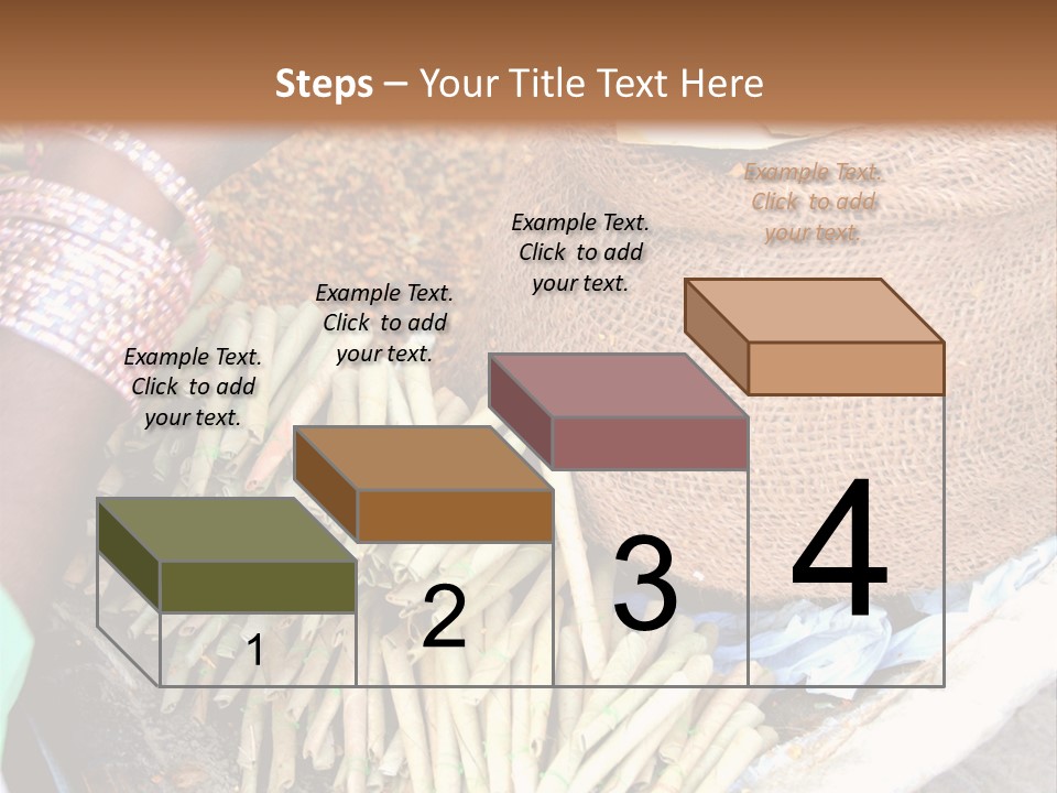 Handmade Bangle Leaf PowerPoint Template