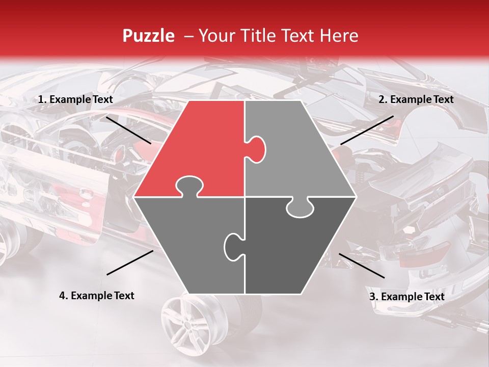 Drill Technology Silhouette PowerPoint Template