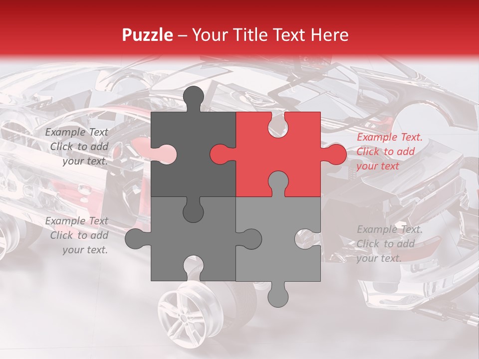 Drill Technology Silhouette PowerPoint Template