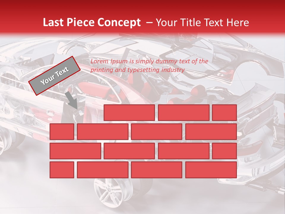 Drill Technology Silhouette PowerPoint Template