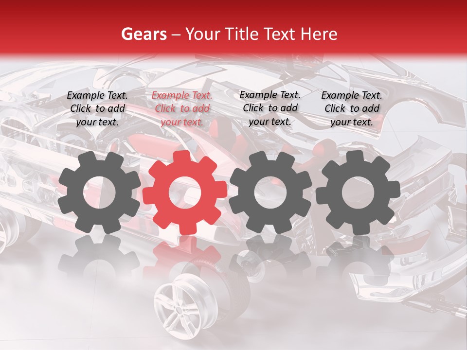 Drill Technology Silhouette PowerPoint Template