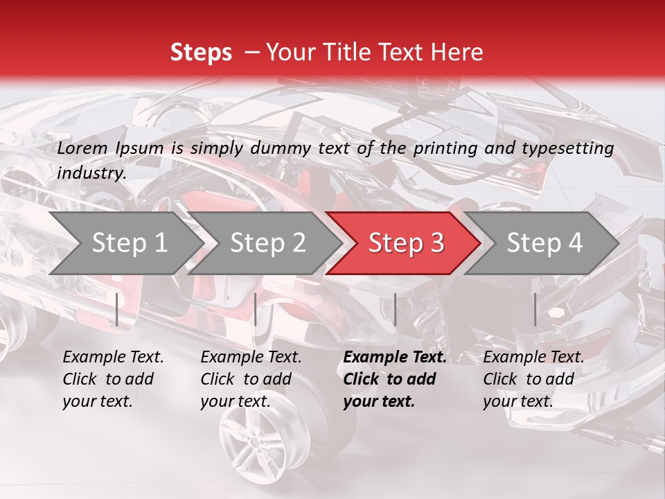 Drill Technology Silhouette PowerPoint Template