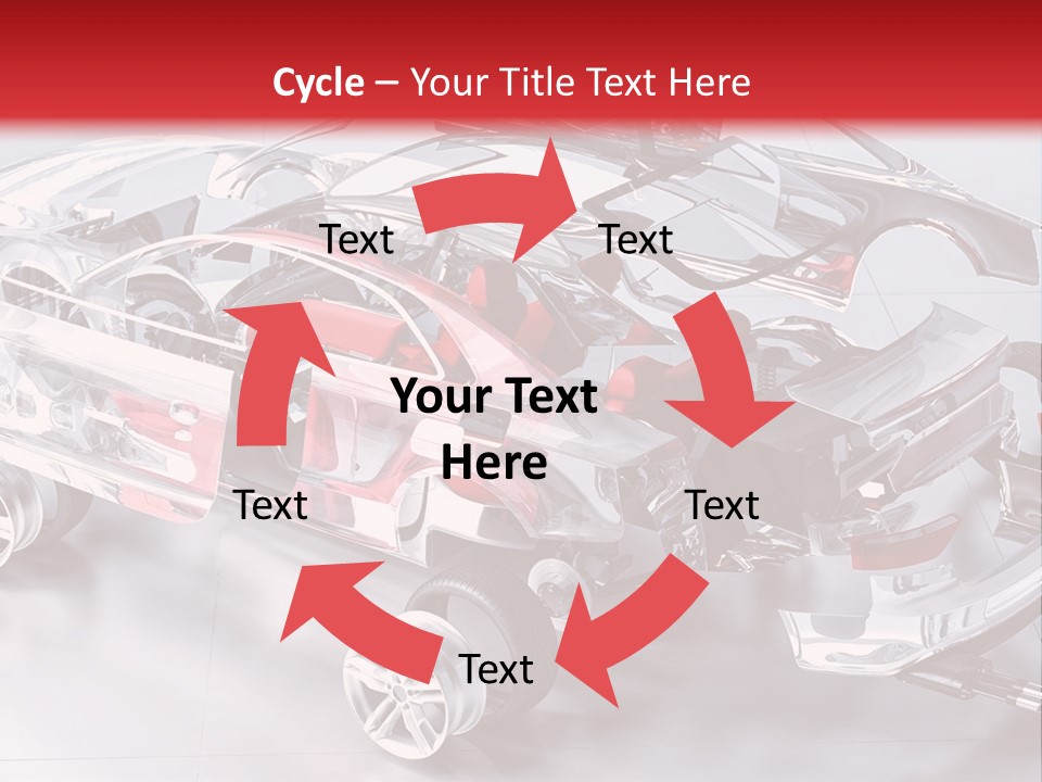 Drill Technology Silhouette PowerPoint Template
