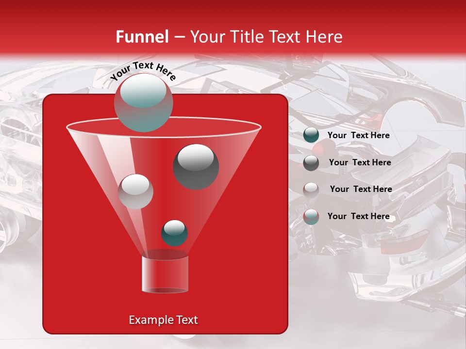 Drill Technology Silhouette PowerPoint Template